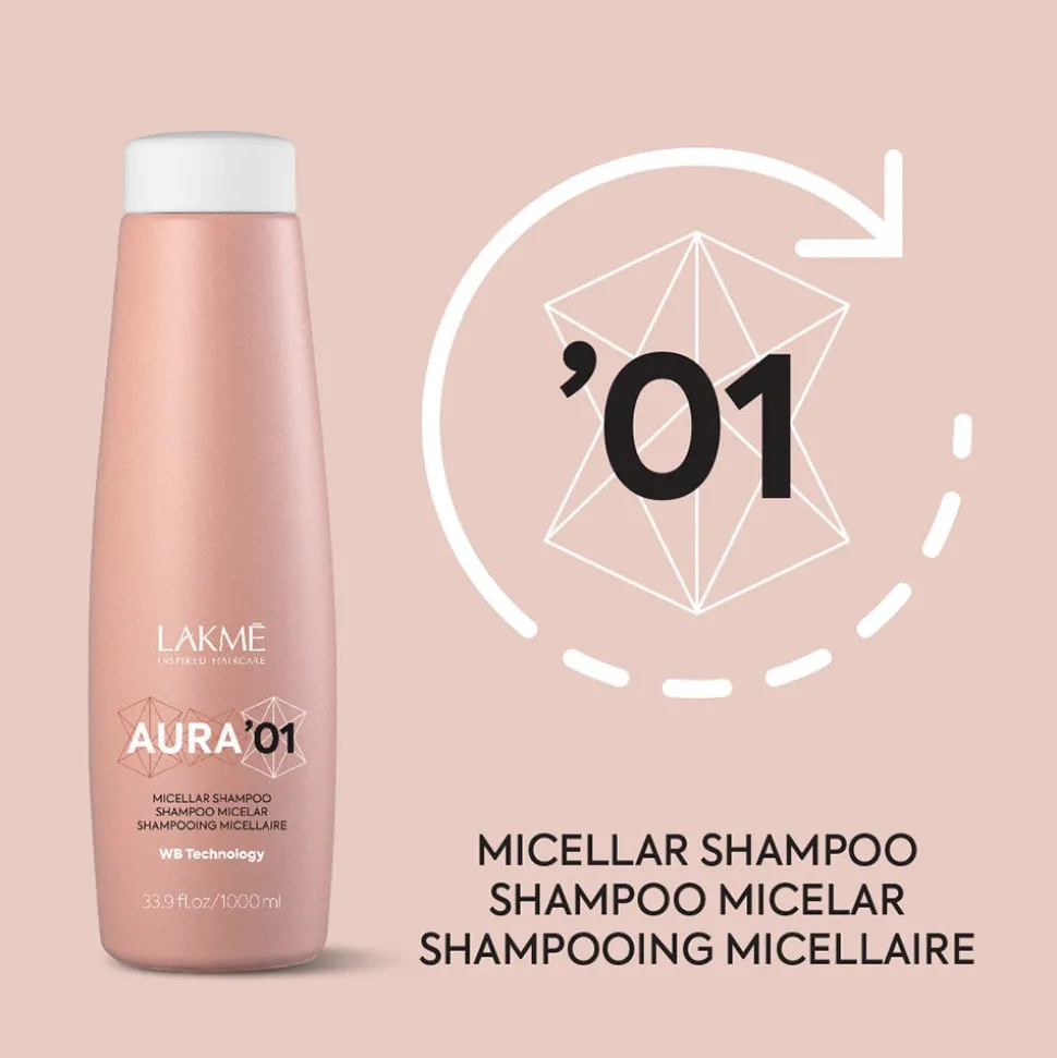 Lakmé AURA 01 Micellar Shampoo 1000 ml