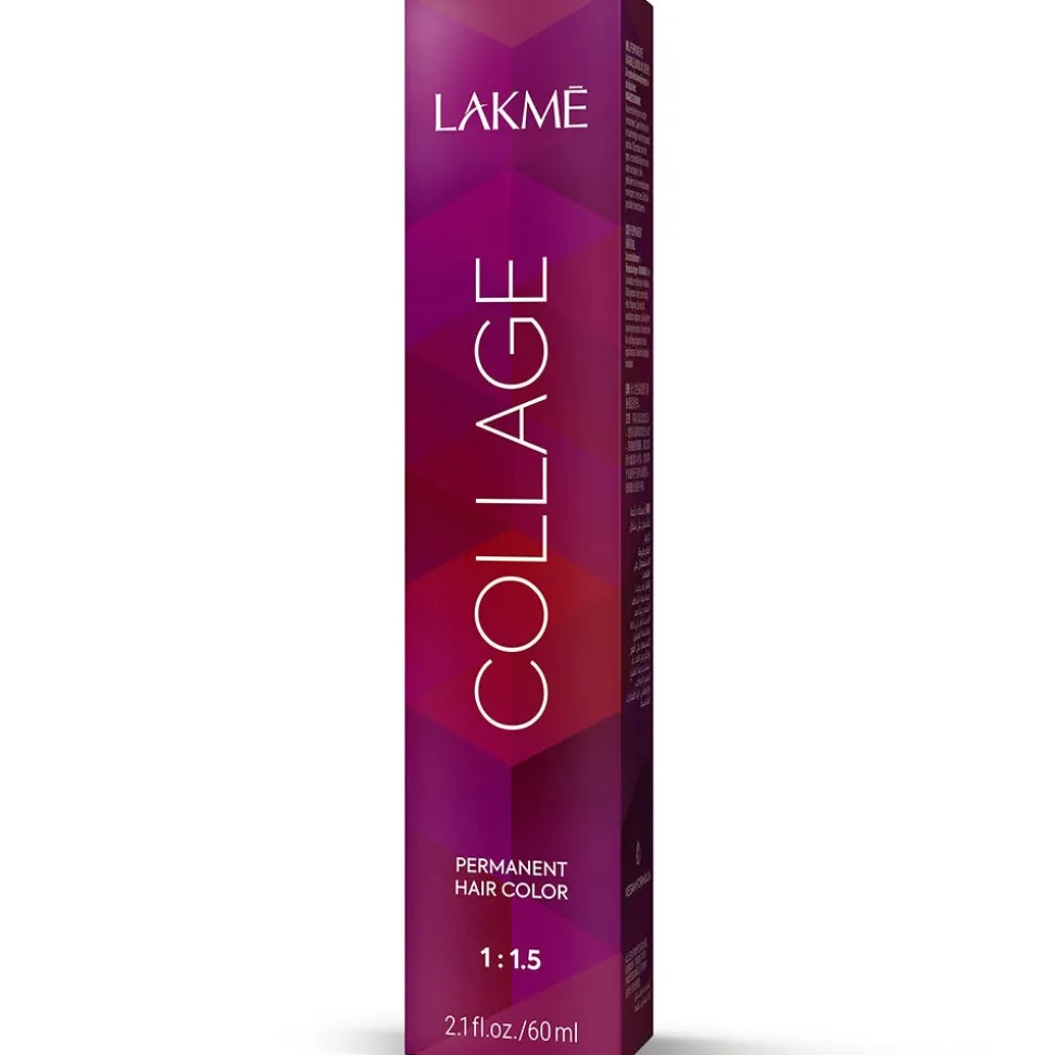 Lakmé Permanente Haarfarbe Collage 1/70 Schwarz Asch-Blau Silber 60 ml