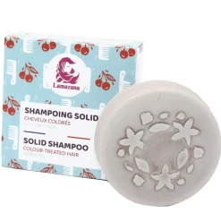 Lamazuna Festes Shampoo Kirschöl Coloriertes Haar 70 g