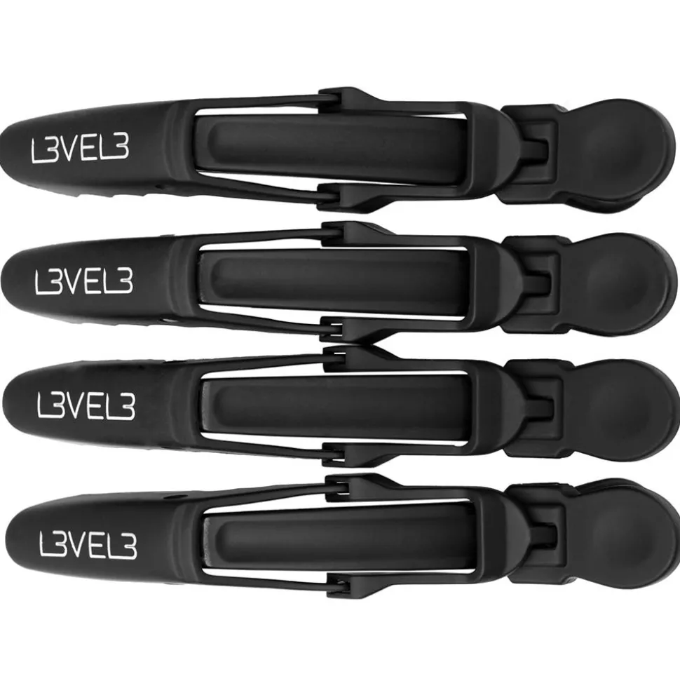 Level3 Hair Croc Clips 4er Pack