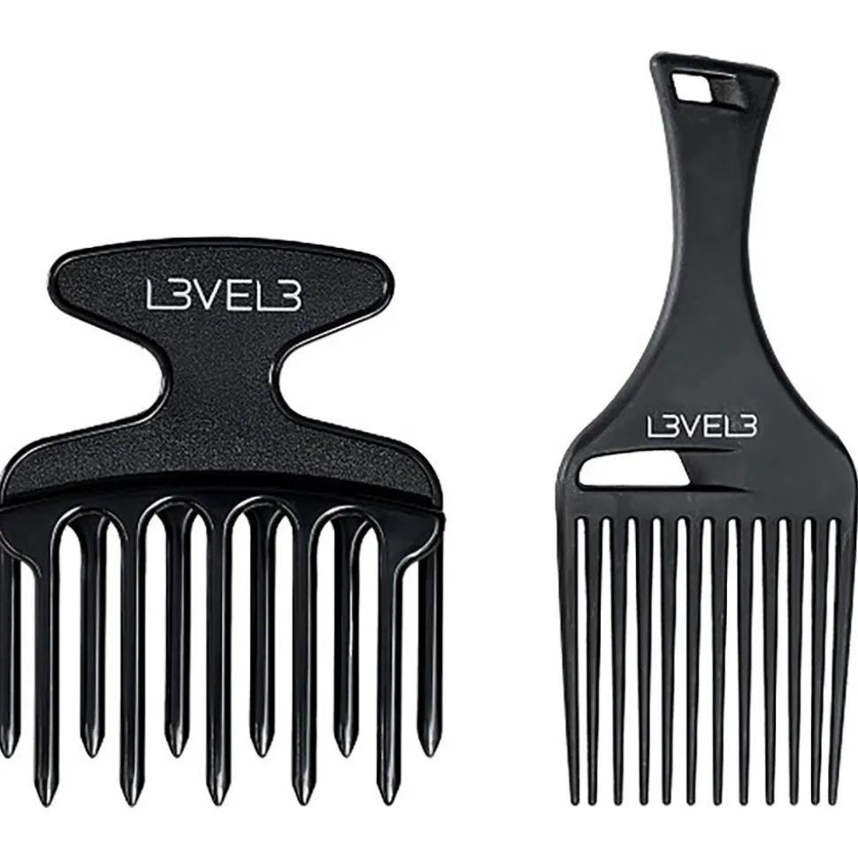 Level3 Hair Pick Comb Set 2-teiliges Kammset