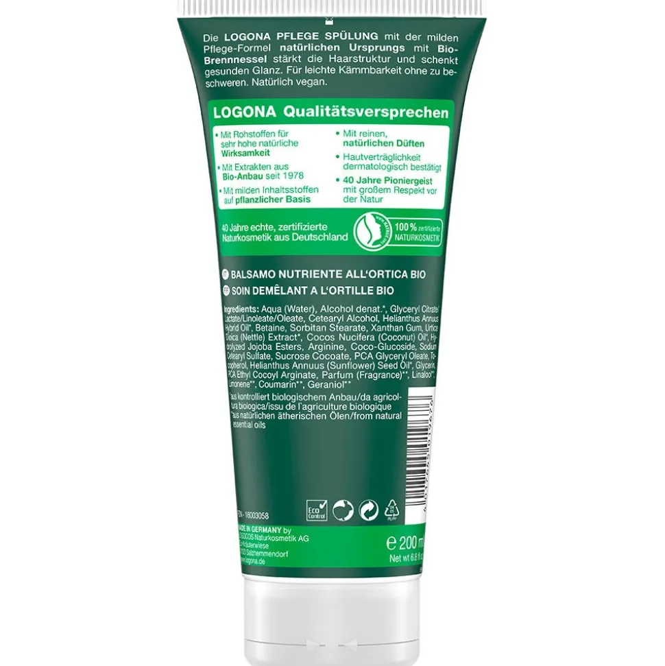 LOGONA Pflege Spülung Bio-Brennnessel 200 ml