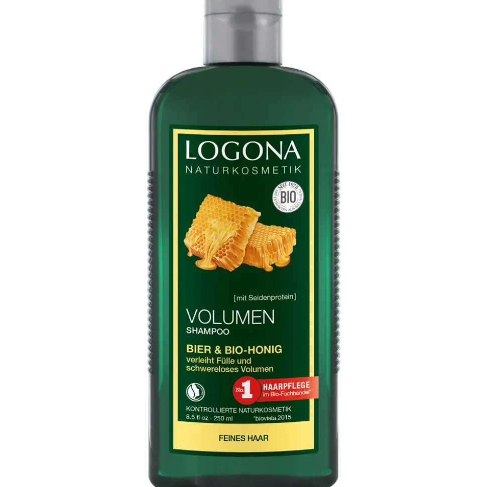 LOGONA Volumen Shampoo Bier & Bio-Honig 250 ml