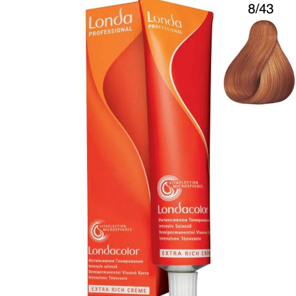 Londa Demi-Permanent Color Creme 8/43 Hellblond Copper-Gold 60 ml