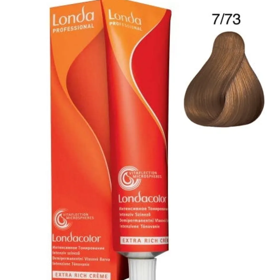 Londa Demi-Permanent Color Creme 7/73 Mittelblond Braun-Gold 60 ml