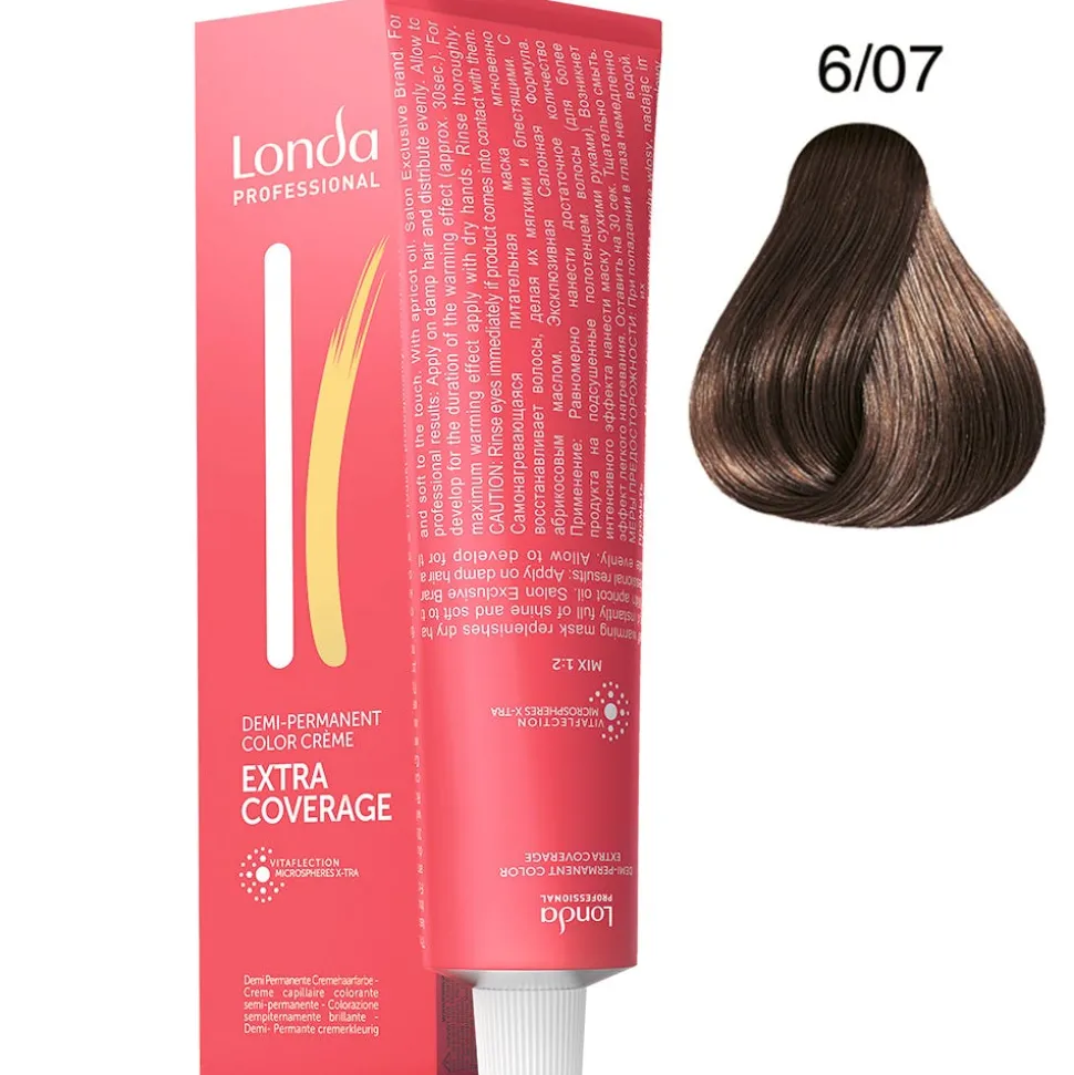 Londa Extra Coverage 6/07 dunkelblond natur-braun 60 ml