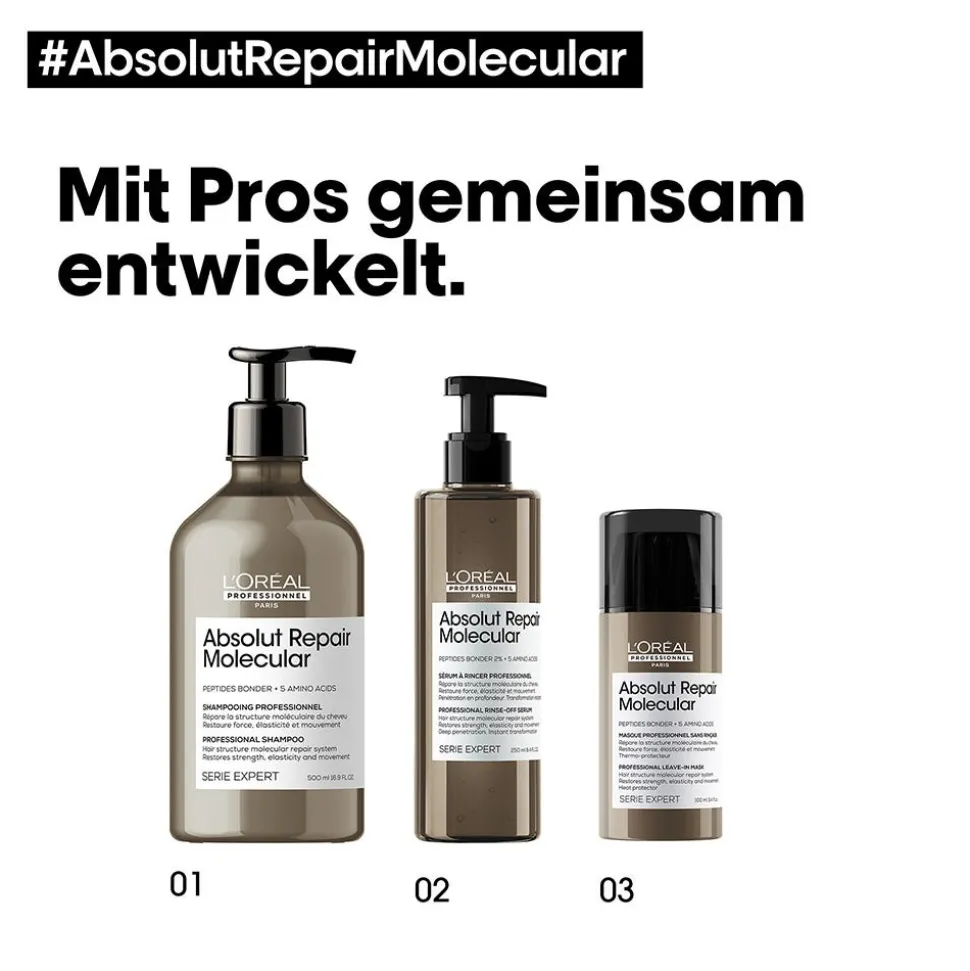 L'Oréal Professionnel Paris Serie Expert Absolut Repair Molecular Pflegeduo XL Bundle