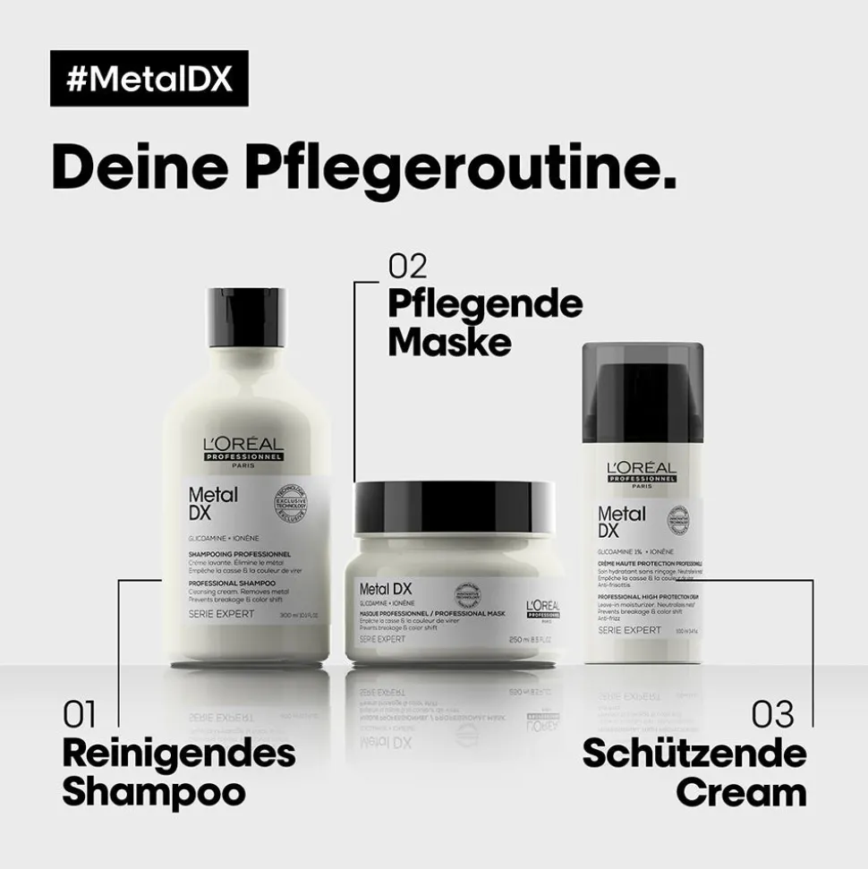 L'Oréal Professionnel Paris Serie Expert Metal DX Pflegeset UV-Schutz Bundle