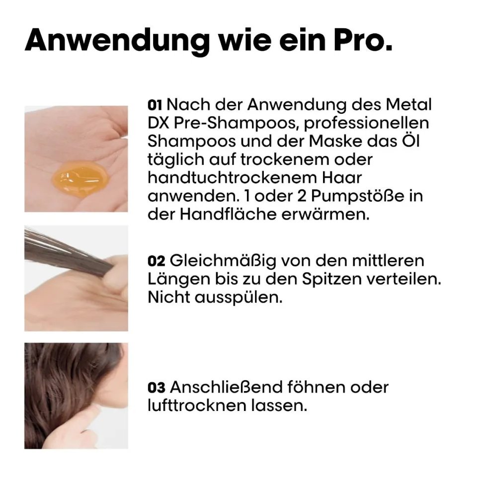 L'Oréal Professionnel Paris Serie Expert Metal DX Öl 50 ml