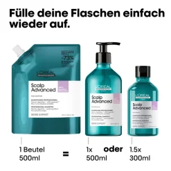 L'Oréal Professionnel Paris Série Expert Scalp Advanced Anti-Discomfort Dermo-Regulator Shampoo Refill 500 ml