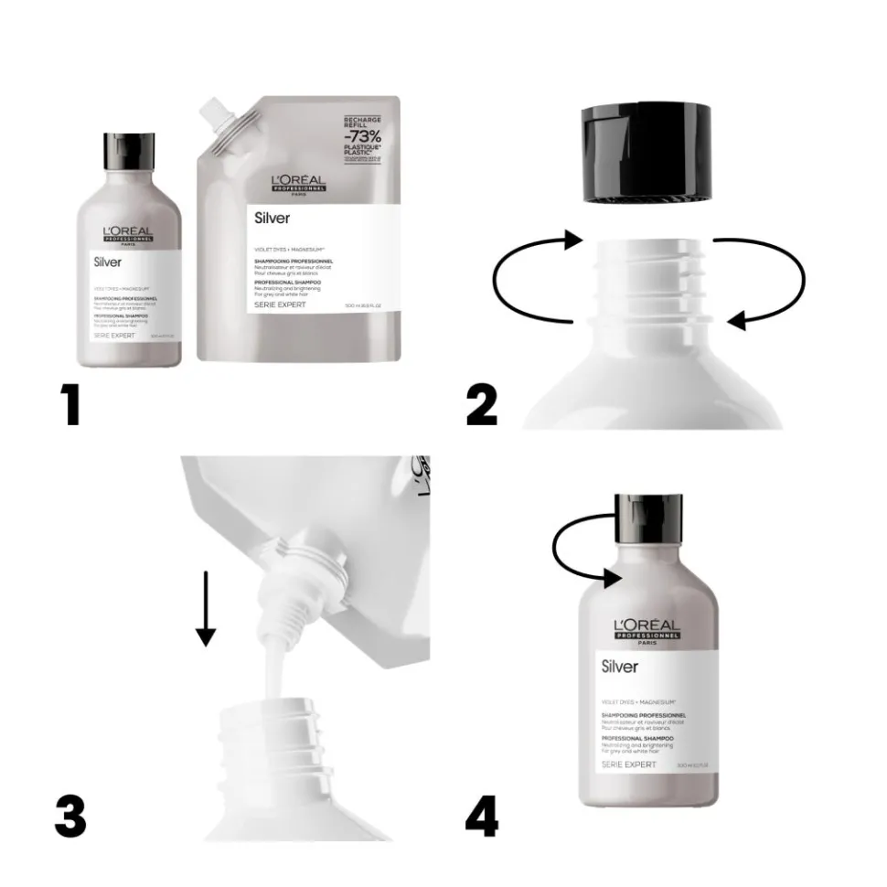 L'Oréal Professionnel Paris Serie Expert Silver Shampoo Refill 500 ml