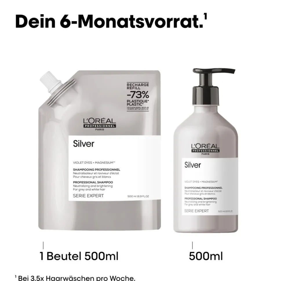 L'Oréal Professionnel Paris Serie Expert Silver Shampoo Refill 500 ml