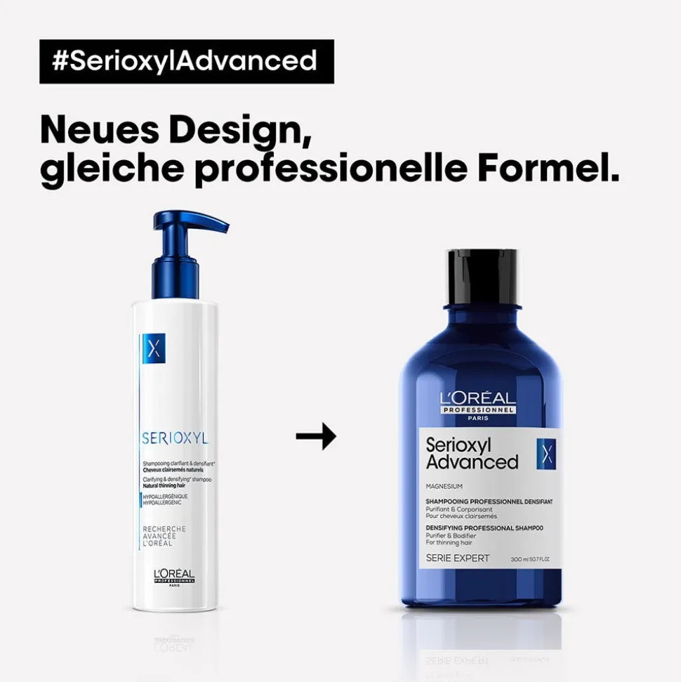 L'Oréal Professionnel Paris Série Expert Serioxyl Advanced Anti Hair-thinning Purifier & Bodifier Shampoo 300 ml