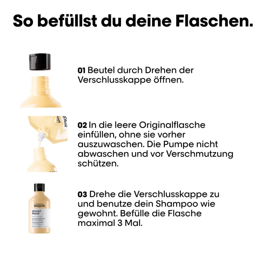 L'Oréal Professionnel Paris Série Expert Absolut Repair Shampoo Refill 500 ml