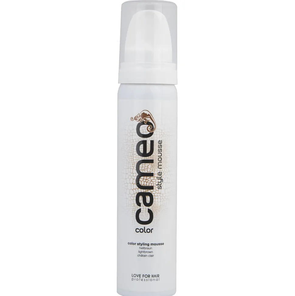 LOVE FOR HAIR Professional cameo color style mousse hellbraun 75 ml