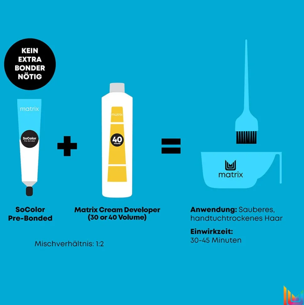 Matrix SoColor Pre-Bonded - Ultra Blonde Haarfarbe VV Ultra Blonde Doppelt Pigmentiert 90 ml