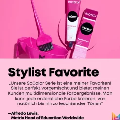 Matrix SoColor Pre-bonded - Natürliche Haarfarbe 7BC Braun Kupfer 90 ml