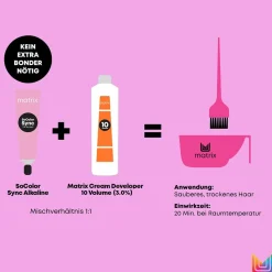 Matrix SoColor Sync Pre-bonded – Reflexnuancen 6RC+ Rot Kupfer + 90 ml