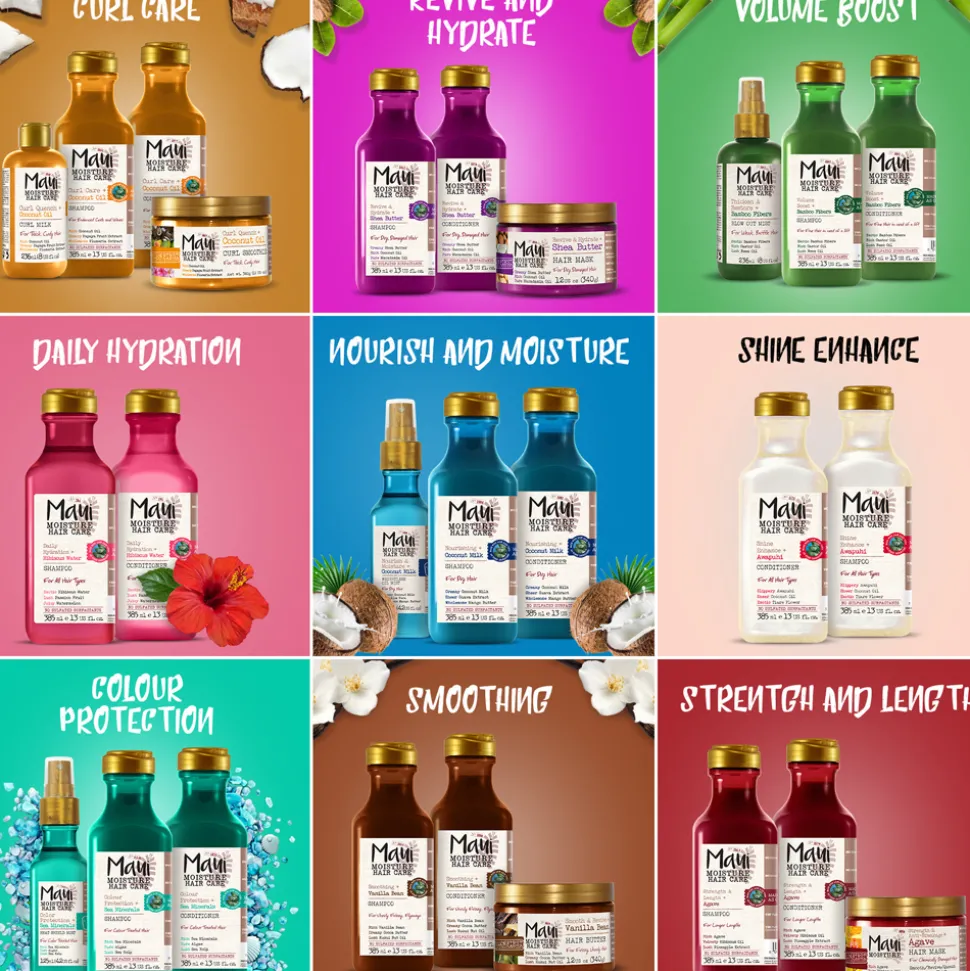 Maui Moisture Colour Protection + SEA MINERALS Shampoo 385 ml