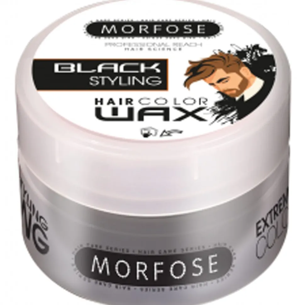 Morfose Color Haar Wax Schwarz 100 ml