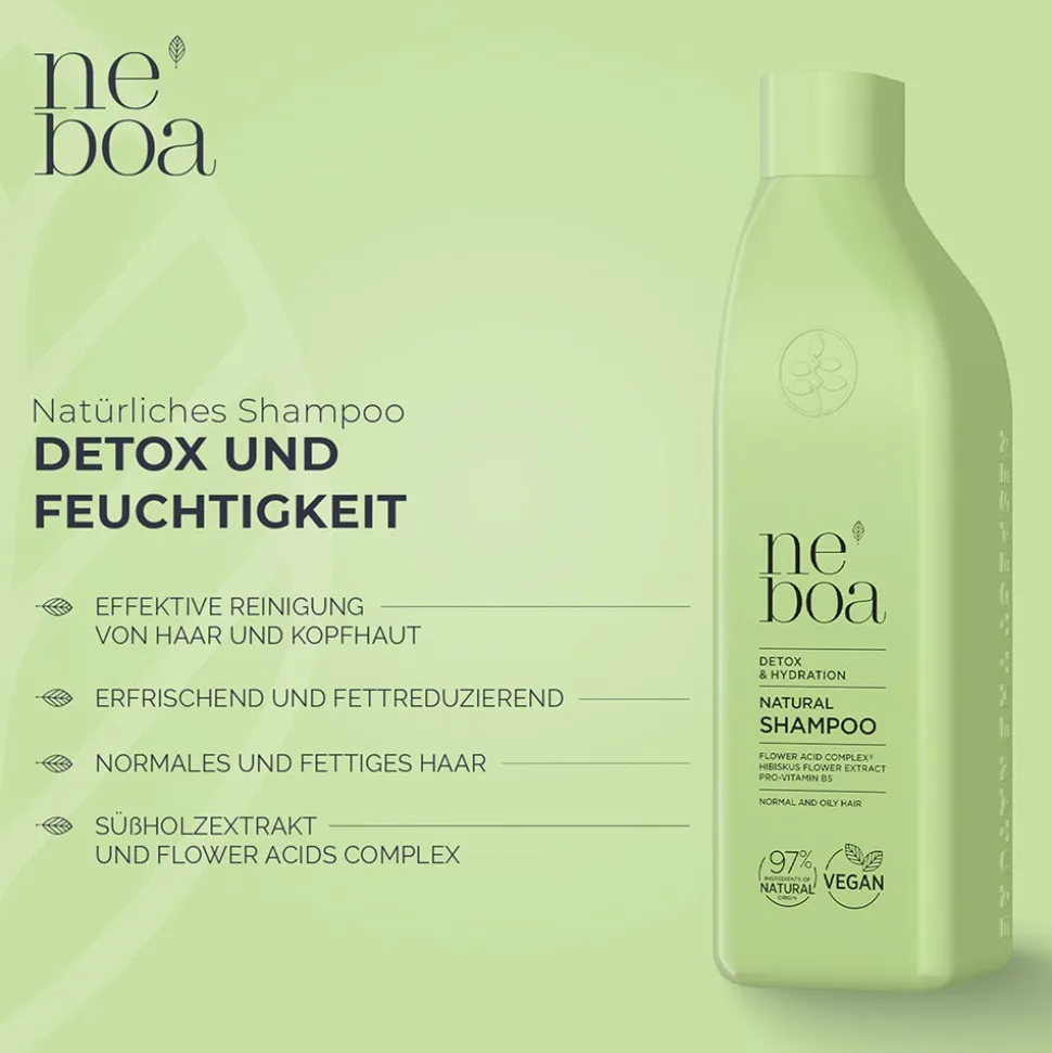 neboa Detox & Hydration Natural Shampoo 300 ml