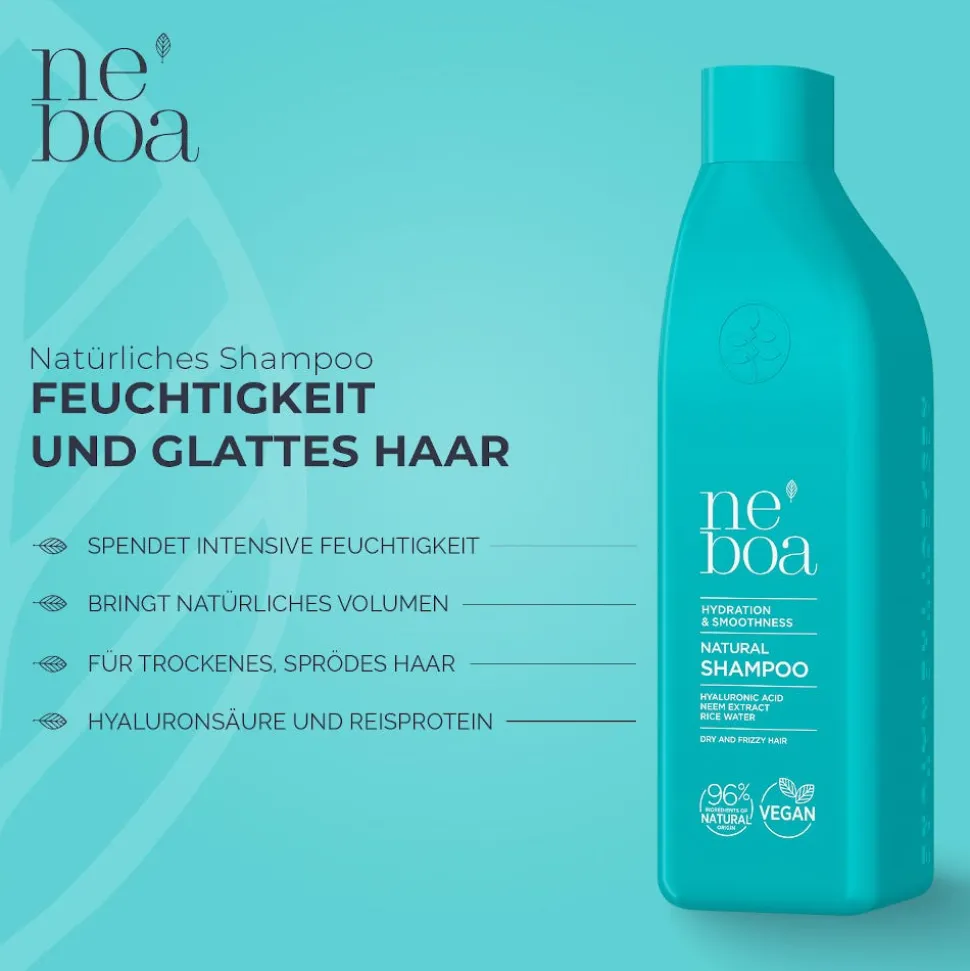 neboa Hydrating & Smooth Natural Shampoo 300 ml
