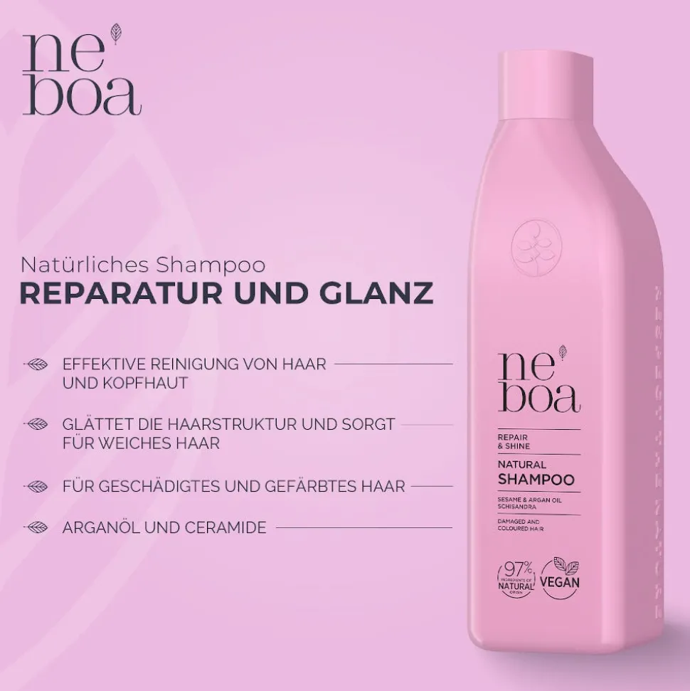 neboa Repair & Shine Natural Shampoo 300 ml