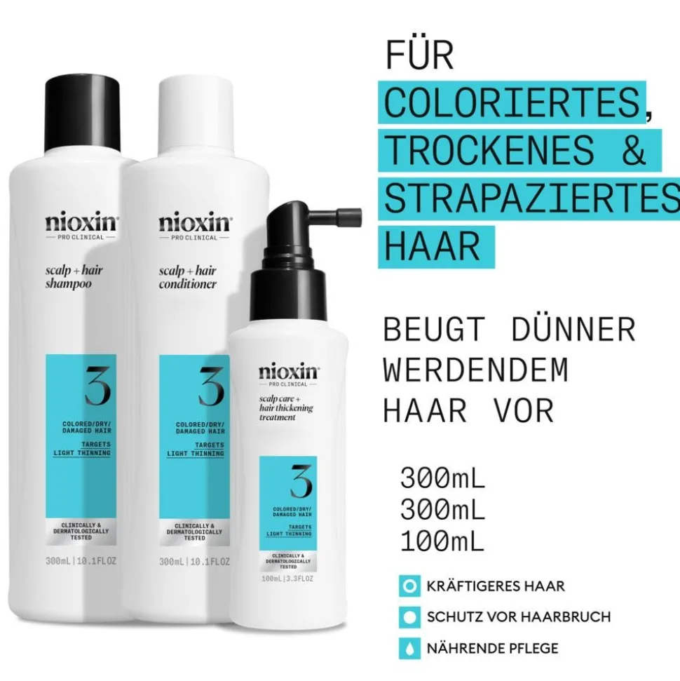 Nioxin Scalp + Hair Thickening System 3 Set