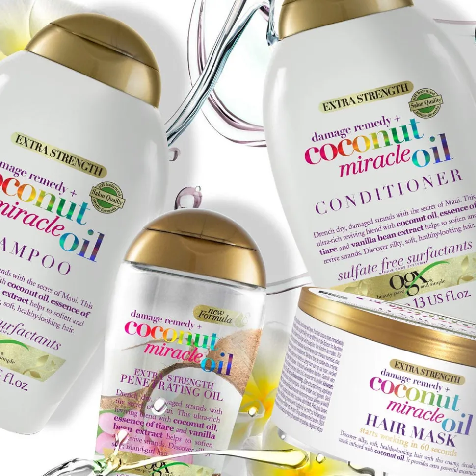 OGX Coconut Oil extra starke Haarmaske 300 ml