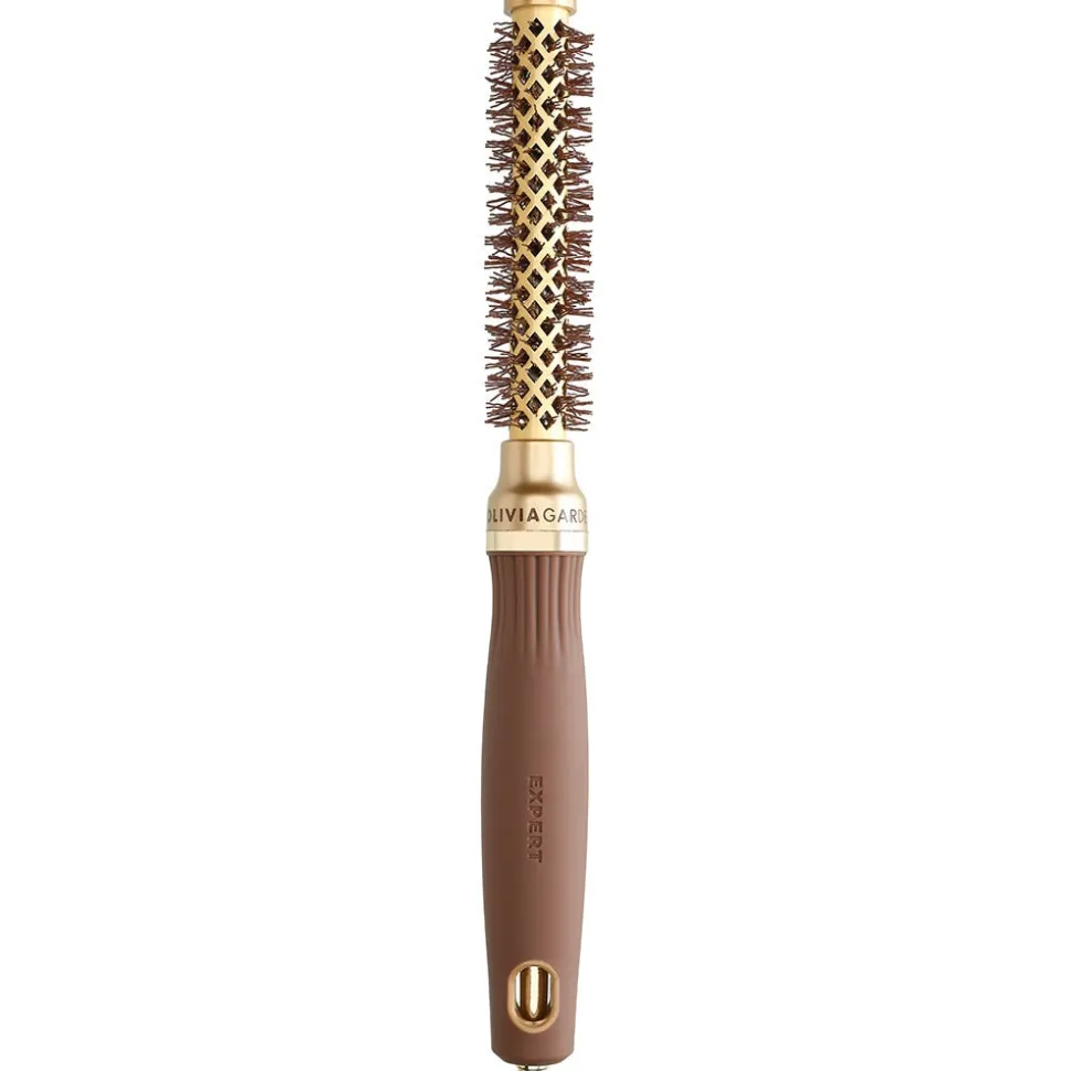 Olivia Garden Expert Blowout Shine Wavy Bristles Brown 15 mm