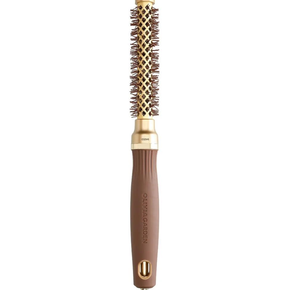Olivia Garden Expert Blowout Shine Wavy Bristles Brown 15 mm