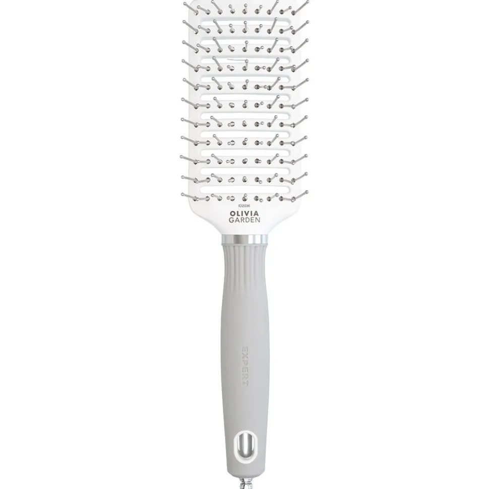 Olivia Garden Expert Care Vent Nylon Bristles White