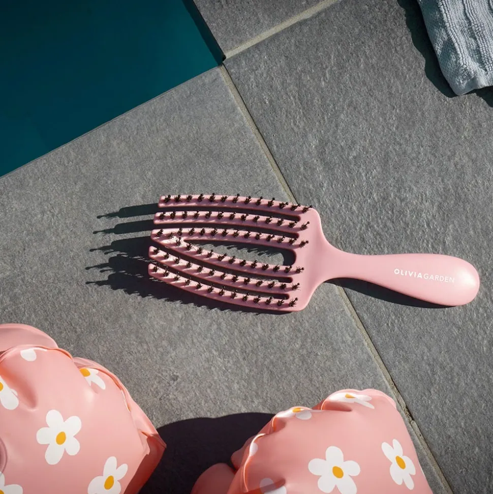 Olivia Garden Fingerbrush Care Mini pink