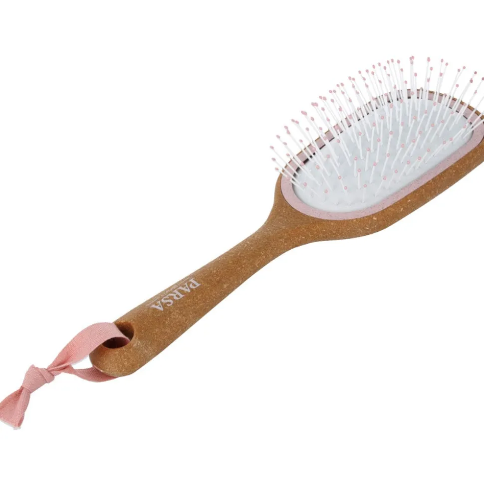 PARSA Beauty Nature Haarbürste Kork Wet & Dry rosa
