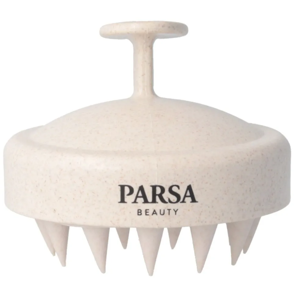 PARSA Beauty Shampoobürste Beige mit Weizenstroh