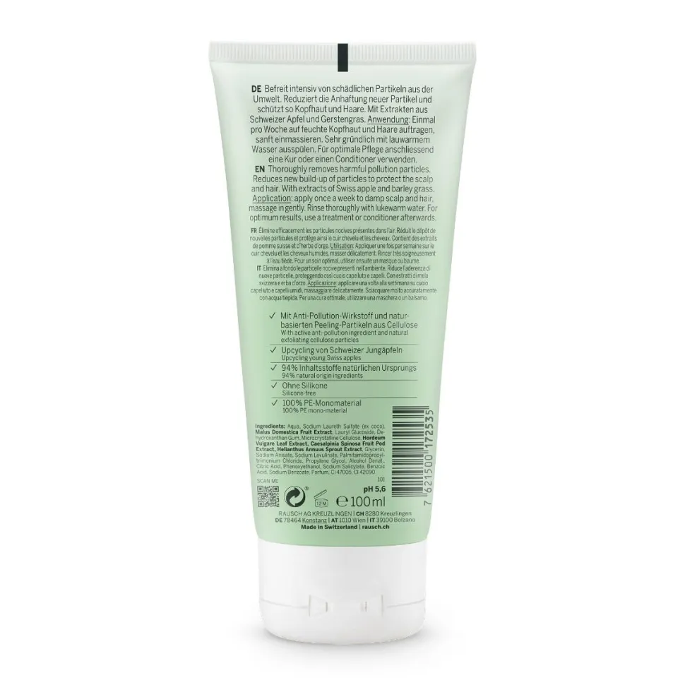 Rausch Anti-Pollution-Peeling-Shampoo mit Schweizer Apfel 100 ml