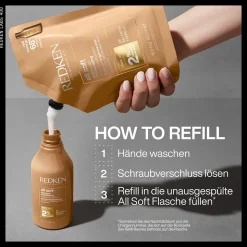 Redken All Soft Shampoo Refill Pouch 500 ml