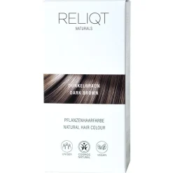 RELIQT Pflanzenhaarfarbe Dunkelbraun 100 g