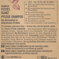 SANTE Festes Glanz Pflege-Shampoo Birkenblatt & Protein 60 g
