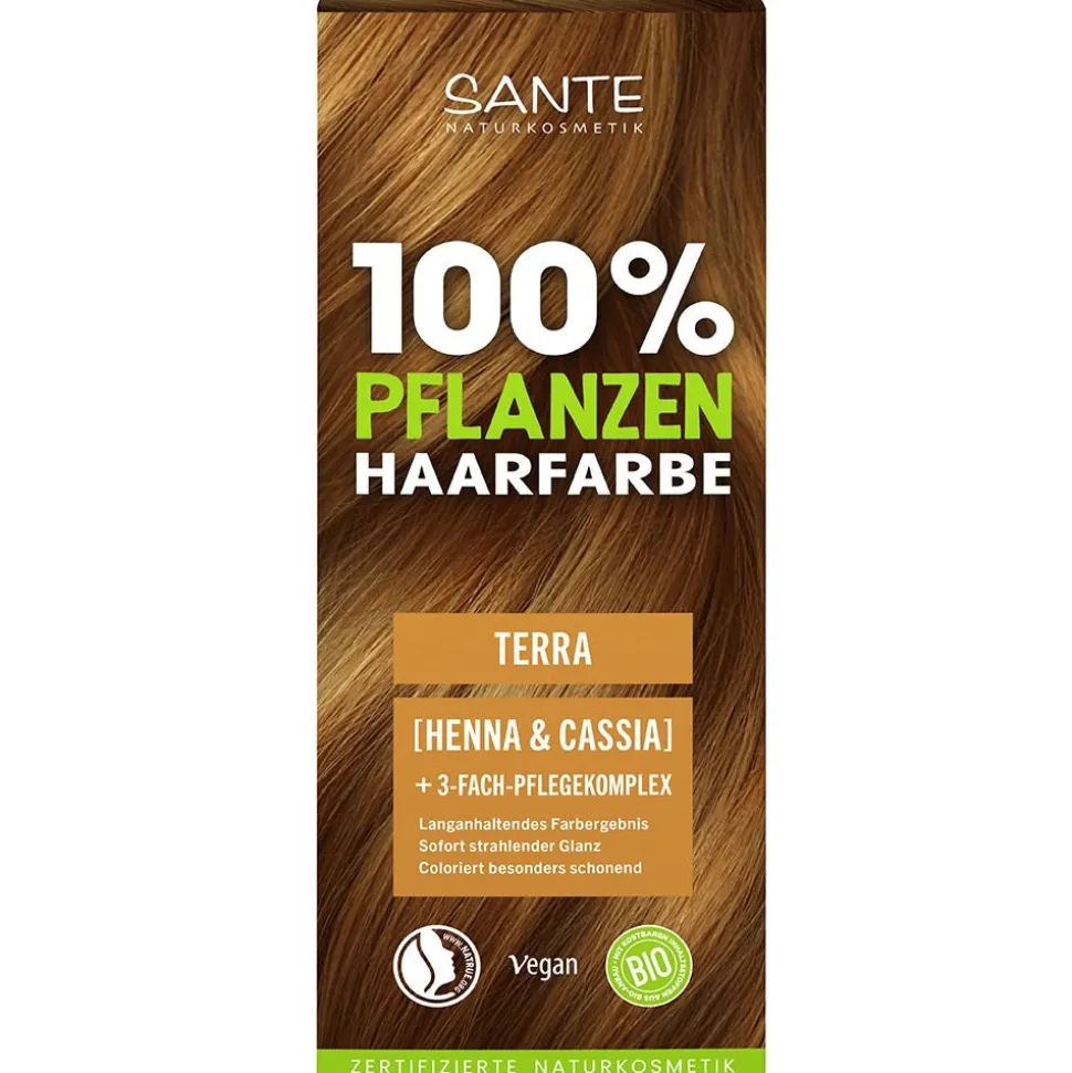 SANTE Pflanzenhaarfarbe - terra 100 g