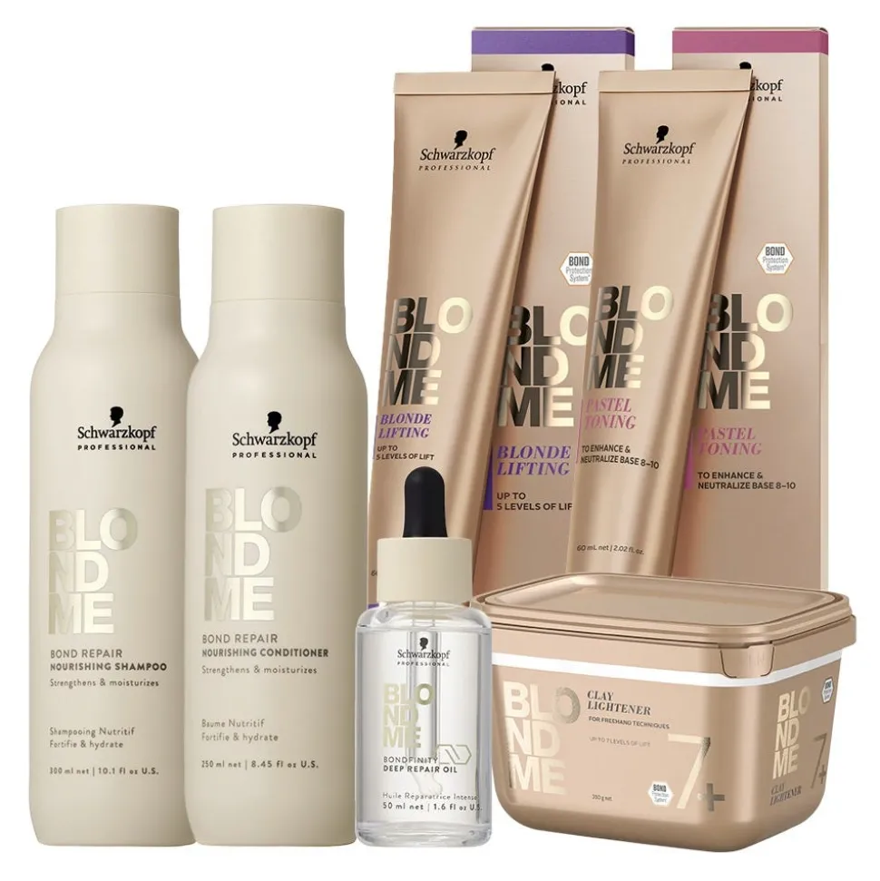 Schwarzkopf Blondme Colour Warm Blonde Bundle