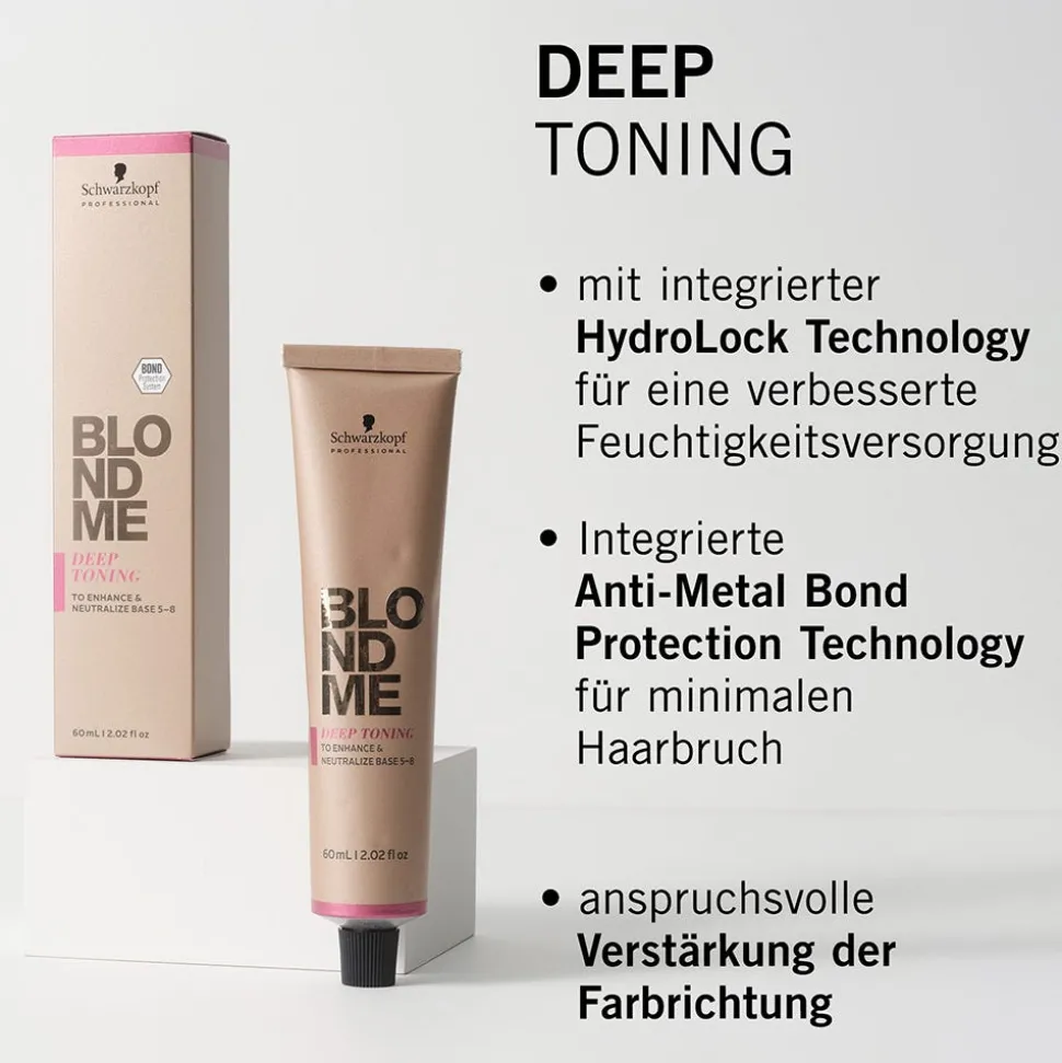 Schwarzkopf Blondme Deep Toning Peach Sorbet 60 ml