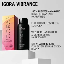 Schwarzkopf Igora Vibrance 6-68 Dunkelblond Schoko Rot 60 ml