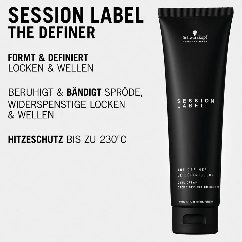 Schwarzkopf Session Label The Definer Curl Cream 150 ml