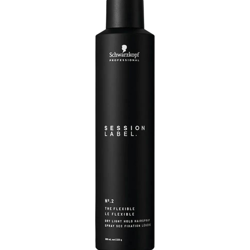 Schwarzkopf Session Label The Flexible Dry Light Hold Hairspray 300 ml