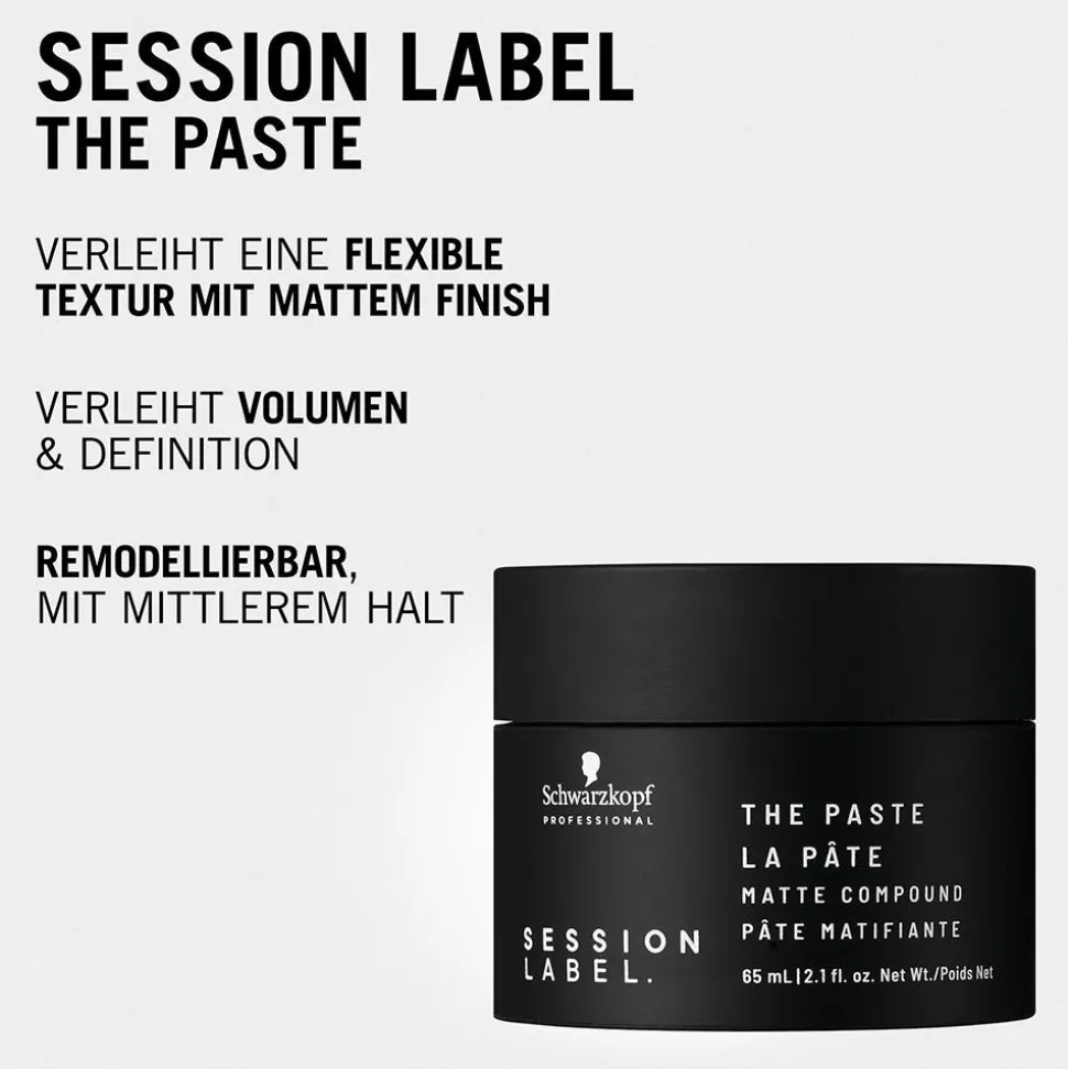 Schwarzkopf Session Label The Paste Matte Compound 65 ml