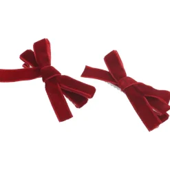 Solida Haarclip Schleifen rot 2 Stück