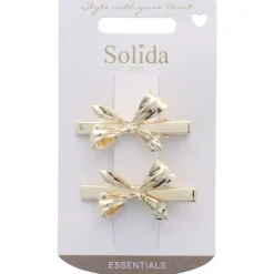 Solida Haarclips Metall Gold