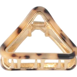 Solida Haarklammer Dreieck gold