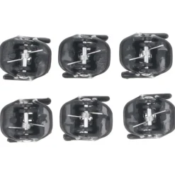 Solida Haarklammer klein schwarz shiny mit Strass